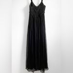 MNG Suit Braided Grecian Maxi Dress Gown Black Size 8 Photo 11