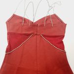 superdown Jaxie Diamond Mini Dress in Rust XS Photo 6