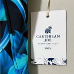 Caribbean Joe  Island Supply Co. women’s size 16 floral swim top tankini padded Photo 3