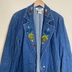 Vintage Western Cowgirl Denim Duster Jacket Multiple Size M Photo 1