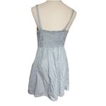 Old Navy  Size S Denim Chambray Fit & Flare  Mini Sun Dress Blue Photo 2