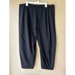 Eileen Fisher Stretch Jersey Knit Slouchy Pant in Black Size 1X Photo 1