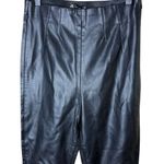 ZARA  Women’s Sz Medium Faux Leather Leggings Stretch Pants Black New NWT Photo 1