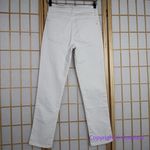 Madewell NEW Stovepipe Jeans in Pure White, 24 Photo 9