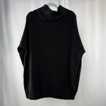 Free People Ottoman Slouchy Tunic Dress in Black Size Large Photo 3