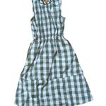 Free Assembly Sleeveless Fit and Flare Green Gingham Maxi Dress š„ Photo 0