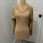 The Drop Miya Shrug Curds & Whey Tan Size L Photo 2