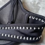 Victoria's Secret The Fabulous Crochet Trim Bikini Top Bra 32B Black Swimwear Photo 9