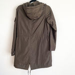 Steve Madden Dark Olive Green Long Utility Jacket Photo 7