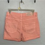 Serra Women's Cuffed Pink Denim Jeans Shorts Size 10 NWT Chic Coquette Spring Photo 2