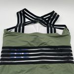 Hilor Women's One Piece Front Crossover Hollow Bathing Suit Size Large NWT Green Photo 4