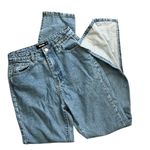 Missguided  High Rise straight Leg Jeans With Hem Slits Photo 6