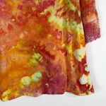 Loft  Size Small Top Blouse Tie Dye Sunset Sensations‎ Orange Yellow Pink 787 Photo 6