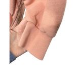 Adidas Peach Cropped Boxy Fit Long Sleeve Hoodie Sweatshirt Women's Size Large Photo 7