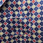 Silk Diamond Piped Edge Pajama Set XXL Red Photo 6