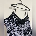 Linea Donatella  vintage Black and White Patterned Chemise Photo 2
