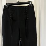 Tibi 333  Black Lace Up Trouser Size 4 Color Black Photo 1
