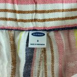Old Navy NEW  women's linen blend striped pull on drawstring pocket‎ pants casual Photo 5