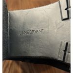 Lane Bryant Boots Womens Size 11W Black Ankle Booties Block Heel Side Zip Buckle Photo 9