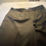 CeCe Pants Women's 14 Black Satin Ankle Slim Dressy Cocktail Evening Side Zip Photo 7