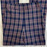 Urban Outfitters Lola Blue and Pink Plaid Kick Flare Pants Size 0 Photo 2