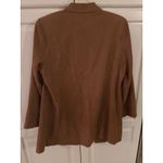 Norm Thompson Brown Polyester Blend Blazer Jacket M/P Size undefined Photo 4