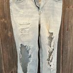 Aeropostale Light wash ripped mom jeans Photo 1