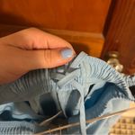 Nike Light Blue Track Pants with White Stripe Photo 5