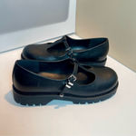 Michael Kors Women's Darrington Mary Jane Leather Shoes Black Sz 8.5 Photo 9