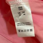 QED London sleeveless Cotton Poplin Midi Dress In Pink 12 Photo 7