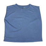 Aerie  Sleeveless Sweatshirt Blue Muscle Tank Loungewear Size Small Photo 0