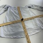 Susana Monaco  Top Womens X Small White Blue‎ Off Shoulder Peasant Blouse Photo 8