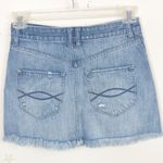 Abercrombie & Fitch distressed denim mini skirt Photo 6