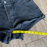 Levi's Levi’s Made & Crafted 501 Shorts Black Charcoal Premium Selvedge Denim Cuffed 29 Photo 11