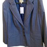 Nordstrom NWT! π Sejour 4-Button Stretch Classic Navy Blue Blazer/Jacket 18W Photo 3