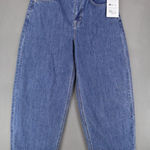NEW ETICA Iris Relaxed‎ Barrel Denim Jeans Size 27 Fistral Slouchy Baggy Casual Blue Photo 0