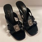 Brighton Black Patent Leather Heels Size 7M Photo 0