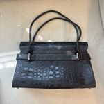 Stuart Weitzman Vintage  crocodile embossed shoulder bag Photo 2