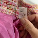 Lilly Pulitzer Women's Pink 3/4 Sleeves Tweed Three Button Blazer Jacket Photo 5