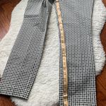 Gray Plaid Polka Dot Skinny Ankle Dress Pants EUC Black Size 2 Photo 2