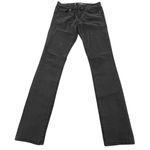 Level 99 Jeans Womens 29 Black Skinny Straight Stretch Denim Pants Mid Rise Gray Photo 2