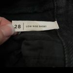 PacSun NWT Women’s 28 Black 2.5” Shorts Low Rise Cut Off Denim Shortie Festival Photo 3