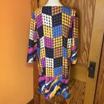 Isle by Melir Kozan Bright Dotted Dress Blue Size L Photo 8