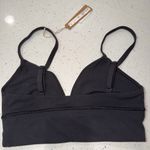 SKIMS  small FITS EVERYBODY TRIANGLE LONGLINE BRA Onyx Photo 3