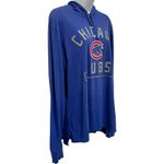 47 Brand Chicago Cubs Blue Red ‘ MLB Baseball Lightweight Hoodie size L Unisex Photo 5