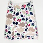 Boden USA Boden Floral Linen A Line Minj Skirt Size 10 Long Photo 4