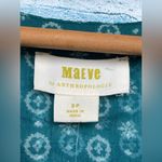 Maeve Anthropologie  teal chiffon mini dress size small Photo 5