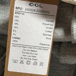 OGL FuzzLuxe High Waisted Umbrella Hem Midi Skirt Heathered Gray L Large New Photo 7