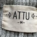 Attu Ribbed Knit Flare Pants Gray Size M Photo 4