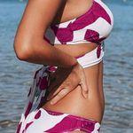 Cupshe Women's Bikini Swimsuit Tie Low Rise Two Piece Bathing Suit Photo 2